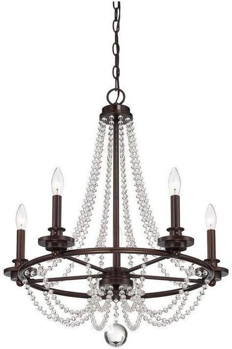 Recent Byromville 5 Light Chandelier With Regard To Duron 5 Light Empire Chandeliers (View 19 of 25)