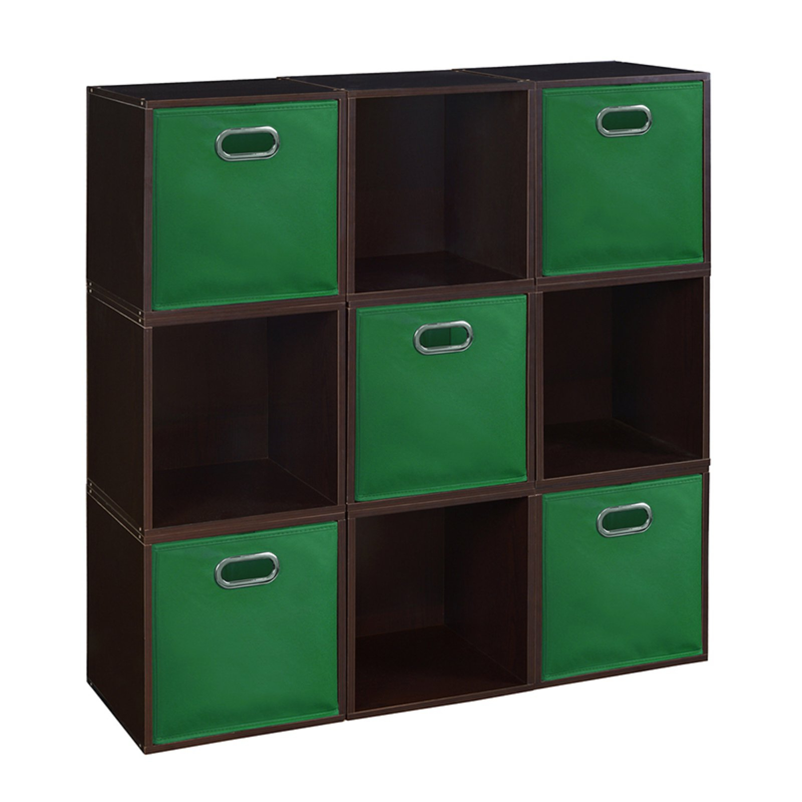 Regency Niche Cubo Nine Cube Storage Unit With Five Foldable Pertaining To Recent Chastain Storage Cube Unit Bookcases (View 5 of 20)