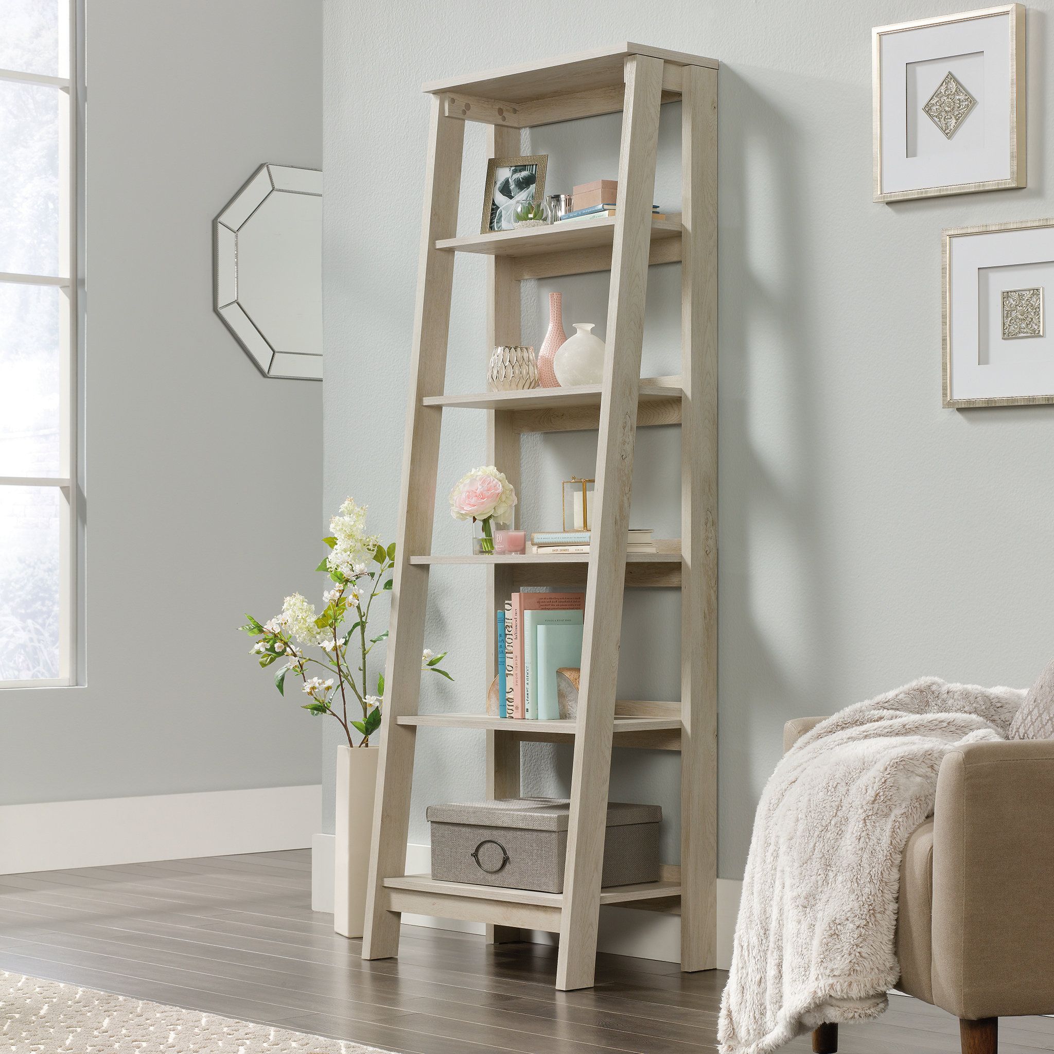 Silvestri Ladder Bookcases With Regard To 2020 Three Posts Massena Ladder Bookcase (View 20 of 20)