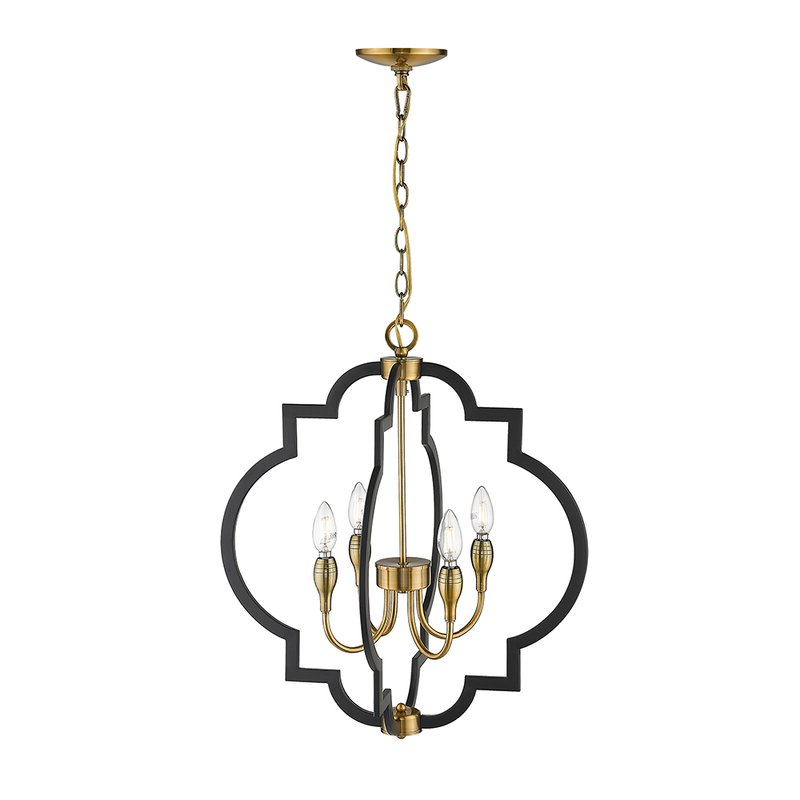 Tamara 4 Light Geometric Chandelier Within Widely Used Reidar 4 Light Geometric Chandeliers (View 8 of 25)