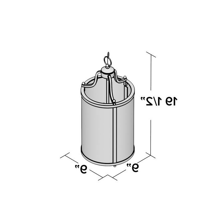 Tessie 3 Light Lantern Cylinder Pendants Inside Preferred Tessie 3 Light Lantern Cylinder Pendant (View 18 of 25)