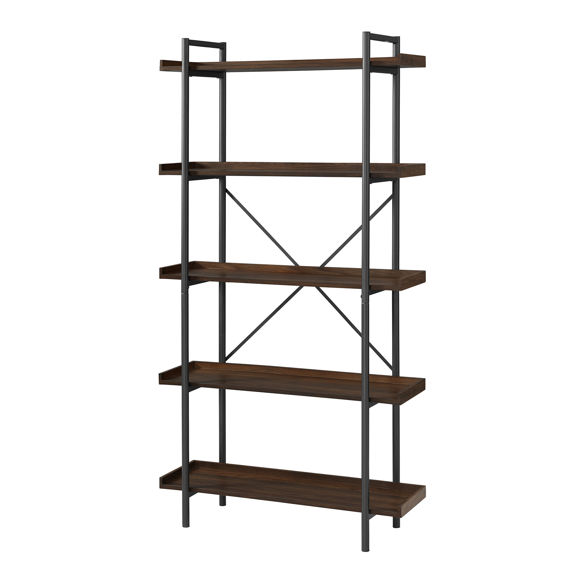 Tinoco Storage Shelf Standard Bookcases With Most Popular Williston Forge Swindell Standard Bookcase (Photo 8 of 20)