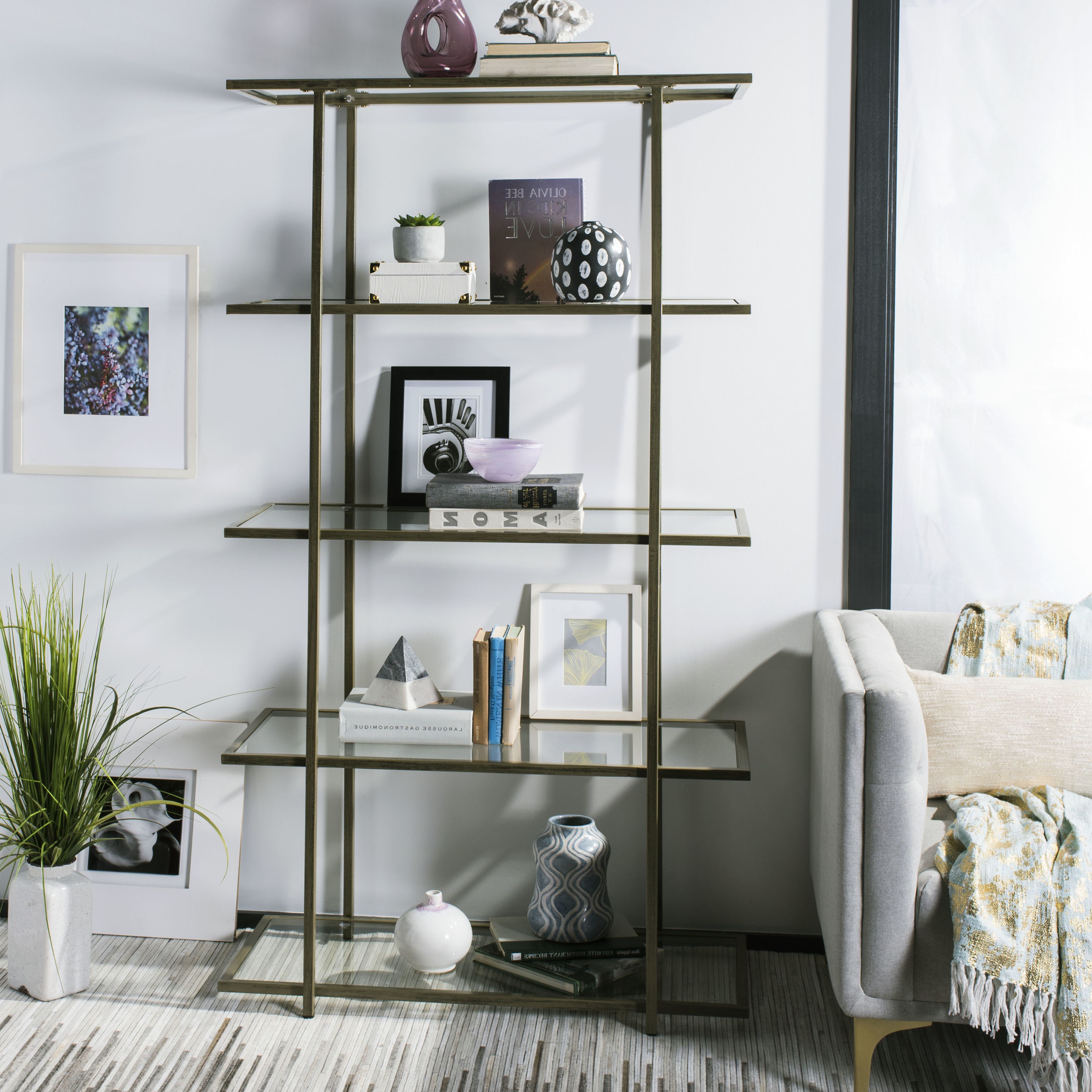 Trendy Agatha Etagere Bookcases With Farrand Etagere Bookcase (View 16 of 20)
