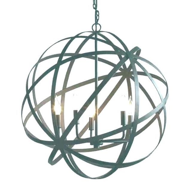 Verlene Foyer 5 Light Globe Chandeliers With Regard To Newest Black Globe Chandelier – Cecilleseibel (View 18 of 25)