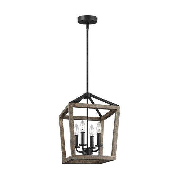 Wayfair Inside Best And Newest Freeburg 4 Light Lantern Square / Rectangle Pendants (View 14 of 25)