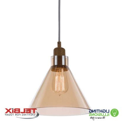 Well Known Clear Telbix Alden Single Glass Pendant Light With Regard To Alden 3 Light Single Globe Pendants (View 17 of 25)