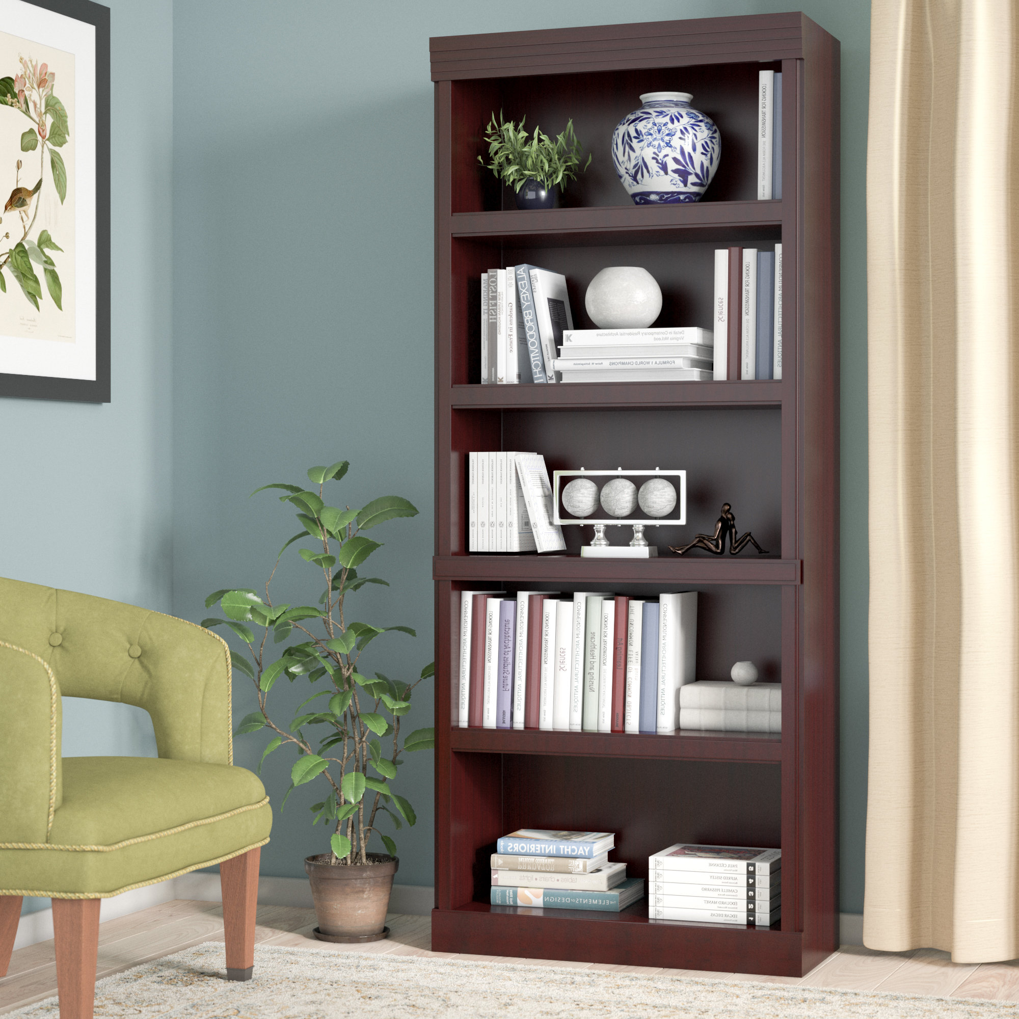 Widely Used Clintonville Standard Bookcase Within Kayli Standard Bookcases (View 15 of 20)