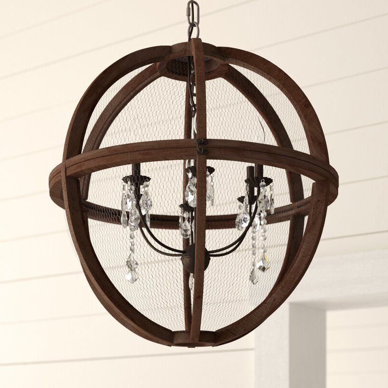 Widely Used Filipe Globe Chandelier In Donna 4 Light Globe Chandeliers (View 19 of 25)