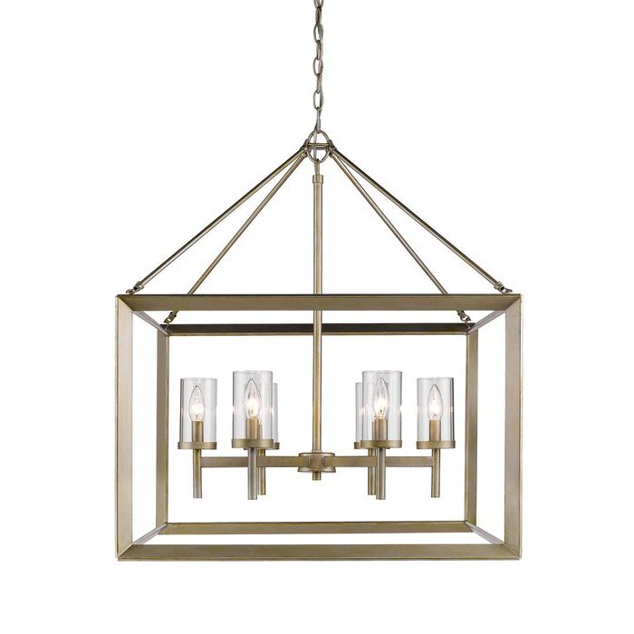 Widely Used Thorne 6 Light Lantern Square / Rectangle Pendants Regarding Thorne 6 Light Lantern Square / Rectangle Pendant (View 13 of 25)