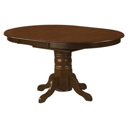 2020 28'' Pedestal Dining Tables For East West Furniture Kenley 42 60 Inch Oval Pedestal Dining (View 13 of 25)