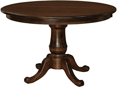 2020 Monogram 48'' Solid Oak Pedestal Dining Tables Regarding Amazon – Home Styles Black Oak 42 Inch Round Pedestal (View 14 of 25)