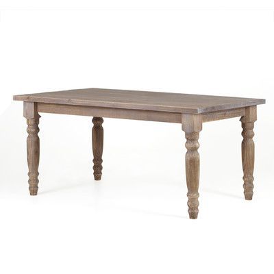 2020 Valerie Pine Solid Wood Dining Table (View 5 of 25)