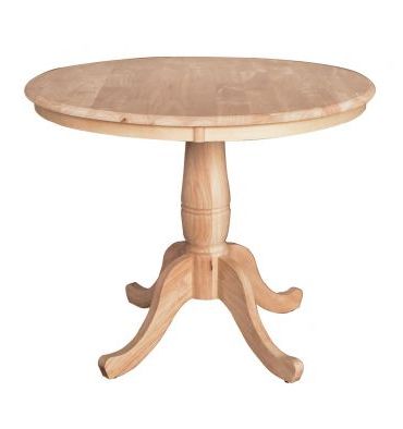 [%[36 Inch] Classic Round Table – Bare Wood Fine Wood For Recent Pevensey 36'' Dining Tables|pevensey 36'' Dining Tables In 2020 [36 Inch] Classic Round Table – Bare Wood Fine Wood|famous Pevensey 36'' Dining Tables With Regard To [36 Inch] Classic Round Table – Bare Wood Fine Wood|well Liked [36 Inch] Classic Round Table – Bare Wood Fine Wood Intended For Pevensey 36'' Dining Tables%] (View 8 of 25)
