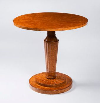 A Striking Biedermeier Pedestal Table – Iliad With 2020 Granger 31.5'' Iron Pedestal Dining Tables (Photo 9 of 25)