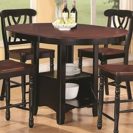 Addison Five Piece Counter Height Table With One Drop For Most Recent Charterville Counter Height Pedestal Dining Tables (Photo 4 of 25)