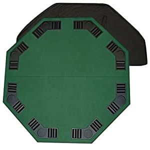 Amazon : 48" Green Octagon Folding Poker And Blackjack Intended For Famous Mcbride 48" 4 – Player Poker Tables (View 22 of 25)