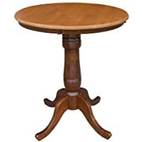Amazon: Counter Height – Tables / Kitchen & Dining Throughout Well Known Andrelle Bar Height Pedestal Dining Tables (View 12 of 25)