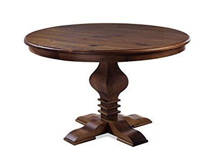 Best And Newest Artefama Furniture Tower 47" Round Dining Table – Cinnamon Within Wilkesville 47'' Pedestal Dining Tables (Photo 1 of 25)