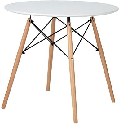 Cammack 29.53'' Pine Solid Wood Dining Tables In 2020 Amazon – Kitchen Dining Table Round Coffee Table Black (Photo 18 of 25)