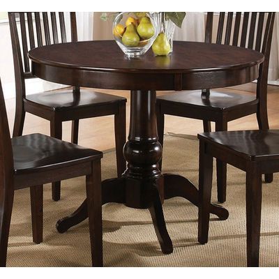 Conerly 27.6'' Dining Tables With Regard To Newest Candice 42 Inch Round Dining Table In Dark Espresso Is A (Photo 10 of 25)
