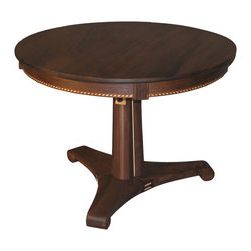 Drew 37.5'' Walnut Solid Wood Dining Tables Intended For Best And Newest Shop 60 Inch Round Pedestal Dining Table Products On Houzz (Photo 23 of 25)