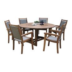 Drift 31.5'' Dining Tables Inside Popular 50 Most Popular 6 Person 7 Piece Outdoor Dining Sets For (Photo 25 of 25)