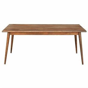 Famous Alfie Mango Solid Wood Dining Tables Inside Metro 180cm Dining Table – Solid Mango Wood – Light Oak (Photo 6 of 25)