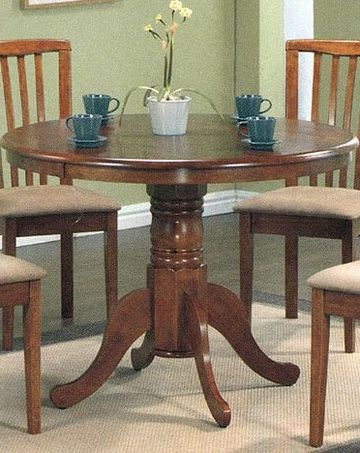 Famous Medium Oak Pedestal Dining Table Co 101091 For 28'' Pedestal Dining Tables (Photo 1 of 25)