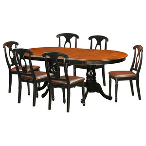 Famous Pine Island 7 Piece Round Dining Set With Wheat Back Intended For Babbie Butterfly Leaf Pine Solid Wood Trestle Dining Tables (View 3 of 25)