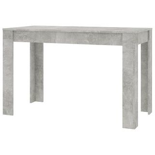 Famous Vidaxl Dining Table Concrete Gray 47.2"x23.6"x29.9 Inside Grimaldo 23.6'' Iron Dining Tables (Photo 20 of 25)