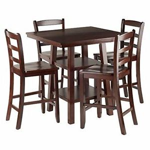 Fashionable Pennside Counter Height Dining Tables In Winsome Orlando 5 Piece Counter Height Dining Table Set (View 24 of 25)