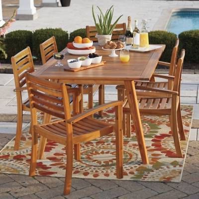 Fashionable Product Image For Westerly Acacia Wood Saddle Table 1 Out With Regard To Folcroft Acacia Solid Wood Dining Tables (View 21 of 25)