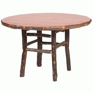 Gaspard Extendable Maple Solid Wood Pedestal Dining Tables Throughout Well Known Hickory Round Dining Table – 42 Inch (Photo 21 of 25)