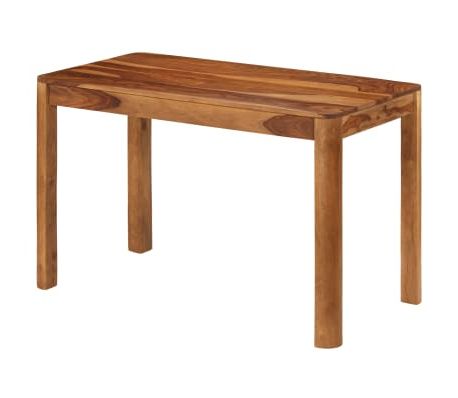 Grimaldo 23.6'' Iron Dining Tables Inside Fashionable Vidaxl Dining Table Solid Sheesham Wood 47.2"x23.6"x (View 9 of 25)