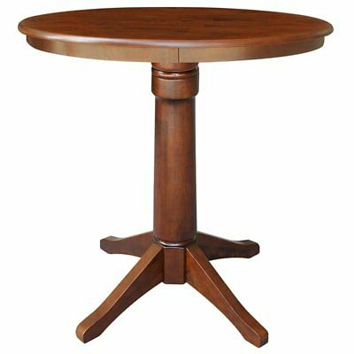 International Concepts 36" Round Pedestal Counter Height With Regard To Current Bar Height Pedestal Dining Tables (Photo 1 of 25)