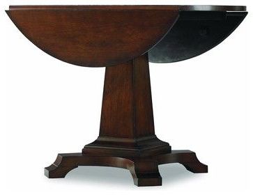 Latest Abbott Place Round Drop Leaf Pedestal Dining Table Regarding Adams Drop Leaf Trestle Dining Tables (View 6 of 25)