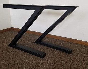 Metal Dining Table Legs. Heavy Duty Steel Table Legs (set Pertaining To Most Popular Joyl 28.71'' Dining Tables (Photo 17 of 25)