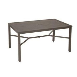 Mix And Match 60 In. X 37 In. Brown Rectangular Steel Pertaining To Most Up To Date Getz 37'' Dining Tables (Photo 24 of 25)