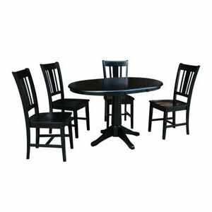 Montauk 36'' Dining Tables In Trendy 36" Round Extension Dining Table With 2 San Remo Chairs (View 11 of 25)