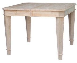 Most Popular Villani Drop Leaf Rubberwood Solid Wood Pedestal Dining Tables For Dining Table Leaf – Shopstyle (View 18 of 25)