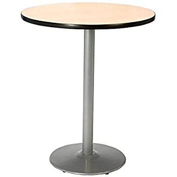 Most Recent Bar Height Pedestal Dining Tables For Amazon: Kfi Round Bar Height Pedestal Table – 42" Dia (View 9 of 25)