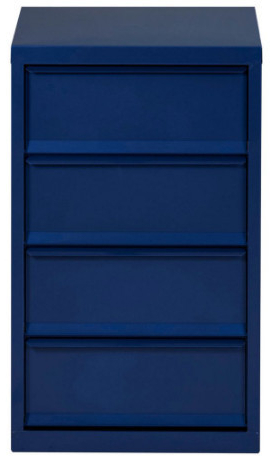 Most Recent Meuble De Rangement 4 Cases Métal Bleu Nuit Nacré Lebo Pertaining To Mode 72" L Breakroom Tables (Photo 16 of 25)