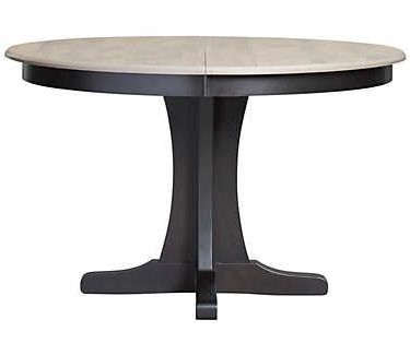 Most Recently Released Gaspard Maple Solid Wood Pedestal Dining Tables Inside 48 Round Sterling Table (View 7 of 25)