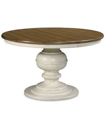 Most Up To Date Jazmin Pedestal Dining Tables Inside Sag Harbor Expandable Round Dining Pedestal Table (View 5 of 25)