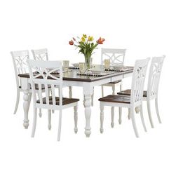 Most Up To Date Sanibel 35.5'' Dining Tables Throughout Homelegance – Homelegance Sanibel 7 Piece Dining Room Set (Photo 2 of 8)