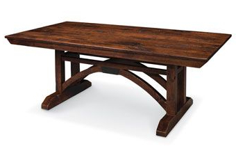 Nerida Trestle Dining Tables Pertaining To Trendy Image Of A B And O Trestle Bridge Trestle Table (train (View 4 of 25)