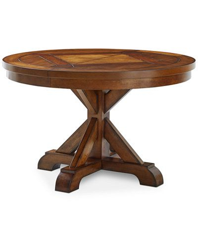 Neves 43'' Dining Tables Within Widely Used Closeout! Mandara Round Expandable Dining Trestle Table (View 21 of 25)