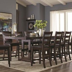 Pennside Counter Height Dining Tables For Most Popular Holbrook+counter+height+table+with+trestle+style+base (View 17 of 25)