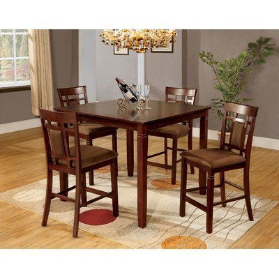 Pennside Counter Height Dining Tables Intended For Favorite Hokku Designs Wilton 5 Piece Counter Height Dining Set (View 2 of 25)