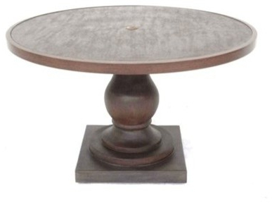 Popular Allen + Roth Meridale 48 Inch Round Pedestal Table Within 47'' Pedestal Dining Tables (View 18 of 25)